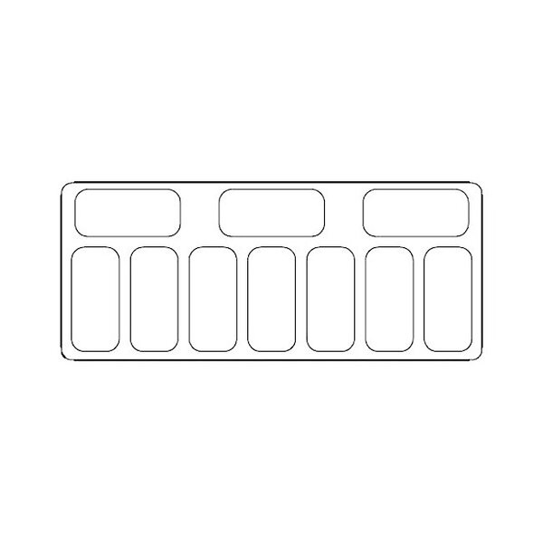 Schepijsvitrine | ISABELLA | 520L | 10x 5L | -14°C/-16°C | Statisch | Gekoelde Reserve | Wielen | 1317x906x1372(h)mm