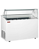 Diamond Schepijsvitrine | TOP | 293L | 7x 5L | -15°C/-20°C | Statisch | Gekoelde Reserve | Wielen | 1350x673x1175(h)mm 
