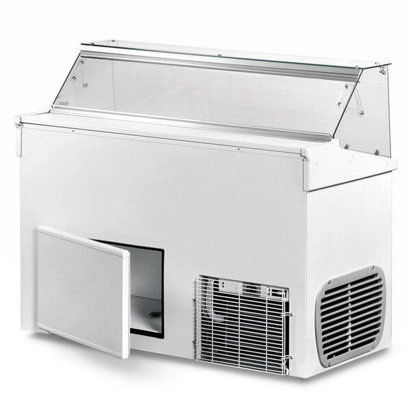 Schepijsvitrine | TOP | 246L | 6x 5L | -15°C/-20°C | Statisch | Gekoelde Reserve | Wielen | 1200x673x1175(h)mm