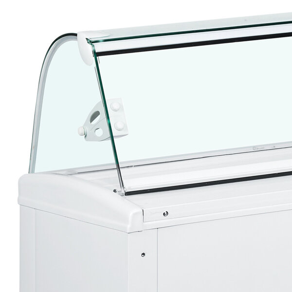 Schepijsvitrine | FIJI | 383L | 7x 5L | -14°C/-16°C | Geforceerd | Gekoelde Reserve | Wielen | 1354x630x1247(h)mm