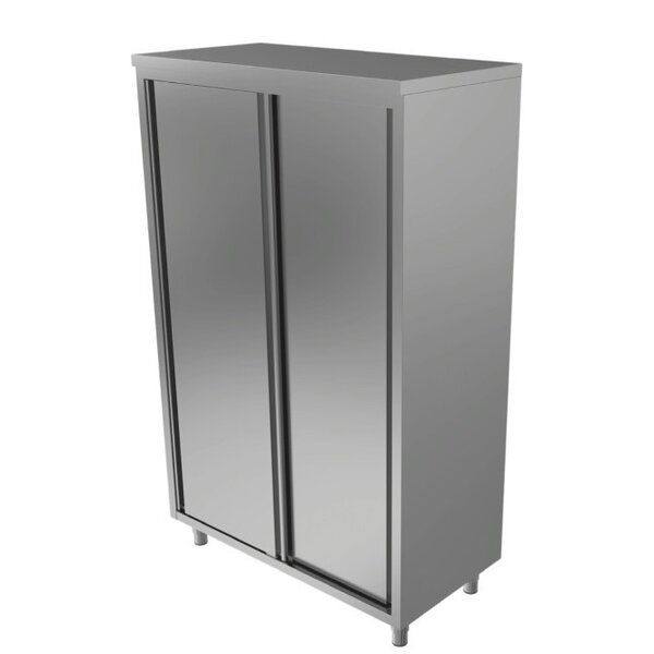 Servieskast | RVS | Schuifdeuren | Diepte 700 | Hoogte 1800 | Breedte 1000-1600