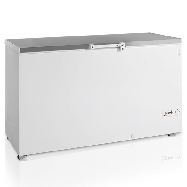 Vrieskist | FRS-SL | 463L | Wit/RVS | -14°C/-24°C | Statisch | Klapdeksel | 1504x700x945(h)mm