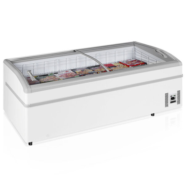 Supermarkt Vrieskist | SHALLOW | 800L | Wit | -18°C/-24°C | Statisch | Schuifdeksels | 2020x920x790(h)mm