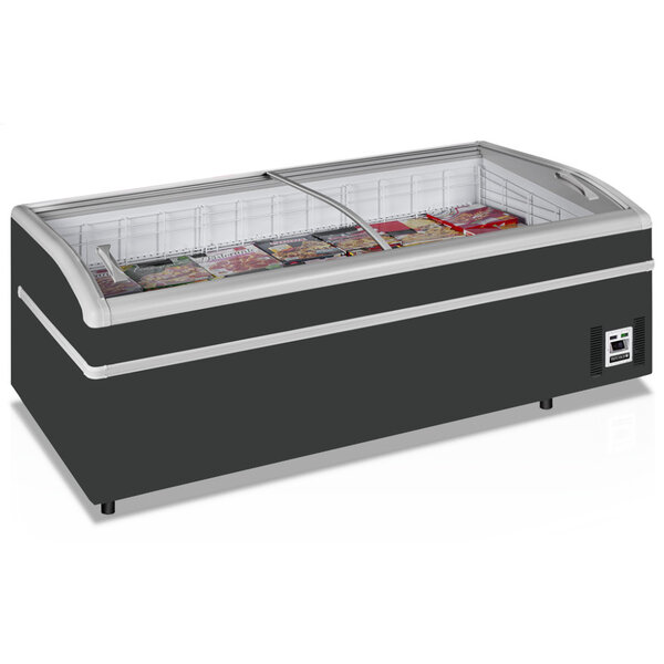 Supermarkt Koel-/Vrieskist | SHALLOW | 800L | Grijs | -18°C/-24°C & -1°C/+15°C | Statisch | Schuifdeksels | 2020x920x790(h)mm