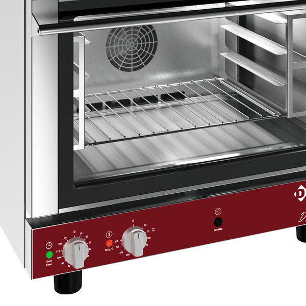 Heteluchtoven | DeliceLine | 4 Niveaus (460x340) | Elektrisch | 50°C/270°C | 3.3kW (230V) | Bevochtiging (Handmatig) | 730x700x575(h)mm