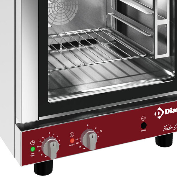Heteluchtoven | TurboLine | 4 Niveaus (2/3 GN) | Elektrisch | 50°C/270°C | 3.3kW (230V) | Bevochtiging (Handmatig) | 590x650x575(h)mm