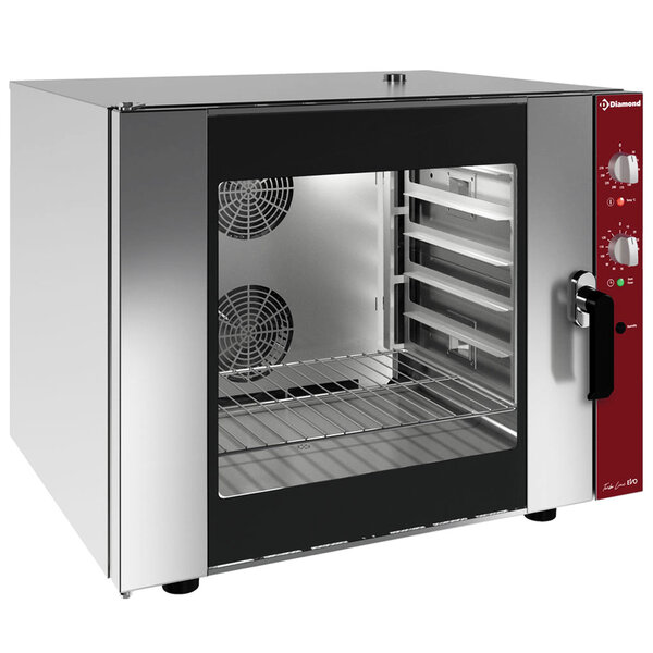 Heteluchtoven | DeliceLine | 6 Niveaus (EN600x400) | Elektrisch | 50°C/270°C | 7.8kW (400V) | Bevochtiging (Handmatig) | 885x815x720(h)mm