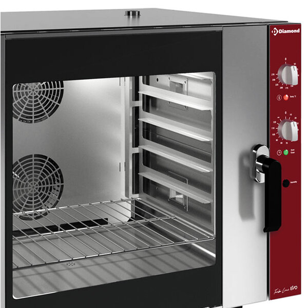 Heteluchtoven | DeliceLine | 6 Niveaus (EN600x400) | Elektrisch | 50°C/270°C | 7.8kW (400V) | Bevochtiging (Handmatig) | 885x815x720(h)mm
