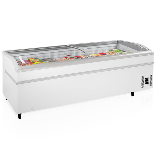 Supermarkt Vrieskist | SHALLOW | 1030L | Wit | -18°C/-24°C | Statisch | Schuifdeksels | 2500x920x790(h)mm
