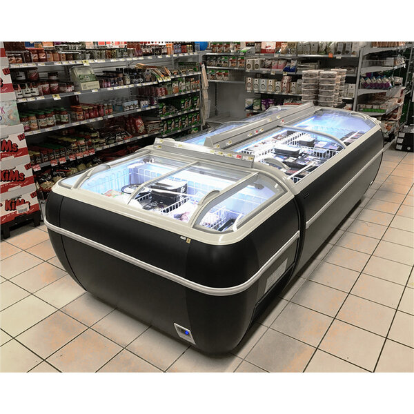 Vrieseiland | TWIN | 1697L | Wit | -18°C/-24°C | Statisch | Schuifdeksels | 2150x1465x930(h)mm