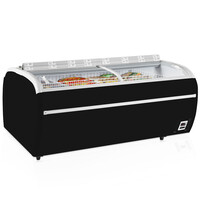 Tefcold Vrieseiland | TWIN | 1697L | Zwart | -18°C/-24°C | Statisch | Schuifdeksels | 2150x1465x930(h)mm 