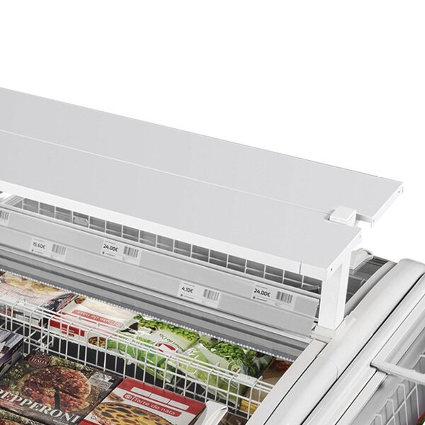 Supermarkt Vrieskist | TWIN | Kop-Element | 425L | Grijs | -18°C/-24°C | Statisch | Schuifdeksels | 1470x812x915(h)mm