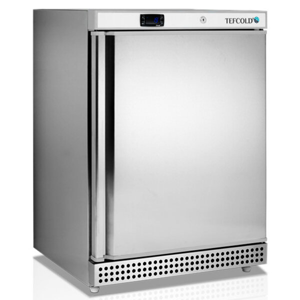 Koelkast | SERIE U | Energiezuinig | 130L | RVS | +2°C/+10°C | Statisch + Ventilator | Wielen | 600x585x855(h)mm