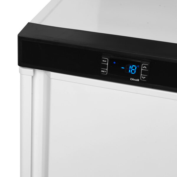 Vrieskast | SERIE U | 200L | Wit/Zwart | -10°C/-24°C | Statisch | Wielen | 600x585x855(h)mm