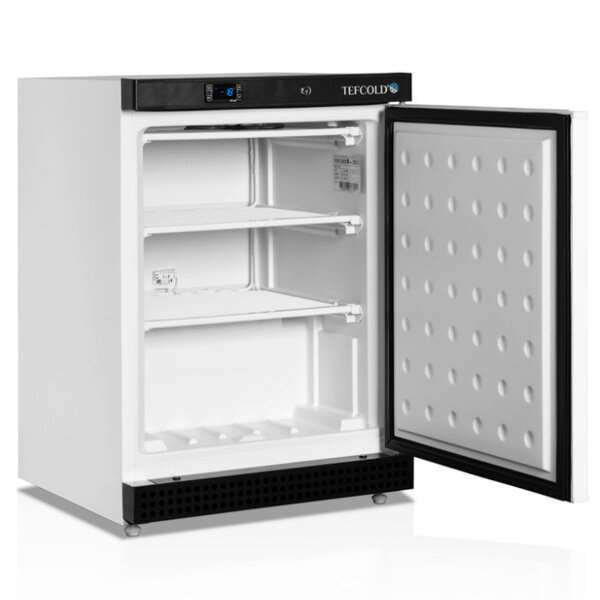 Vrieskast | SERIE U | 200L | Wit/Zwart | -10°C/-24°C | Statisch | Wielen | 600x585x855(h)mm