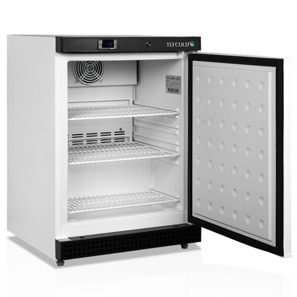 Vrieskast | SERIE U | Energiezuinig | 200L | Wit/Zwart | -10°C/-24°C | Geforceerd | Wielen | 600x600x850(h)mm
