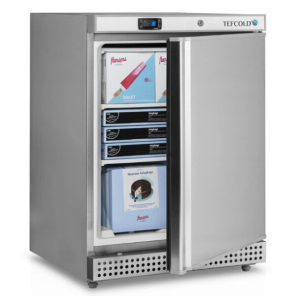 Vrieskast | SERIE U | 200L | RVS | -10°C/-24°C | Statisch | Wielen | 600x585x855(h)mm