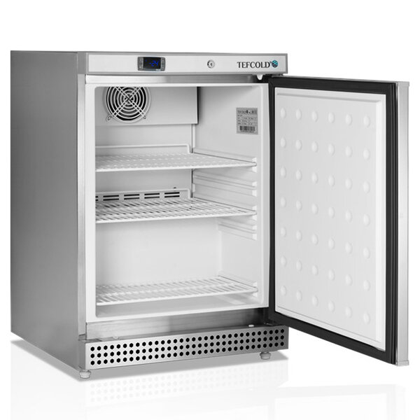 Vrieskast | SERIE U | Energiezuinig | 200L | RVS | -10°C/-24°C | Geforceerd | Wielen | 600x600x850(h)mm