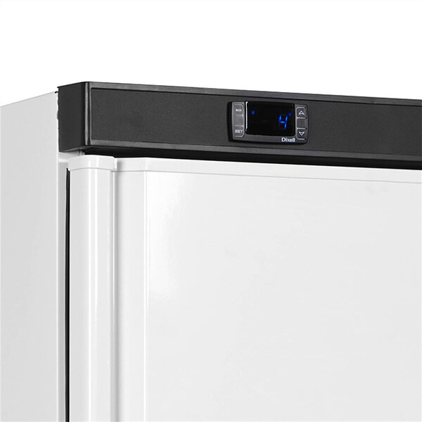 Koelkast | SERIE U | 374L | Wit/Zwart | +2°C/+10°C | Statisch + Ventilator | Wielen | 600x585x1855(h)mm