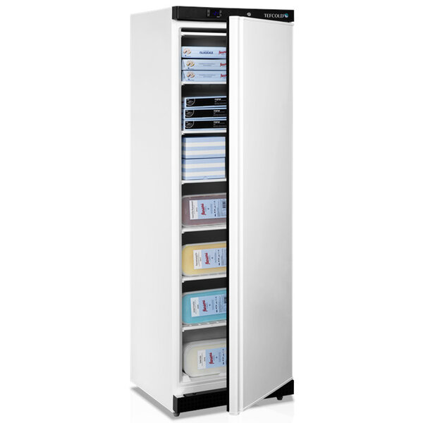 Vrieskast | SERIE U | 400L | Wit/Zwart | -10°C/-24°C | Statisch | Wielen | 600x585x1855(h)mm