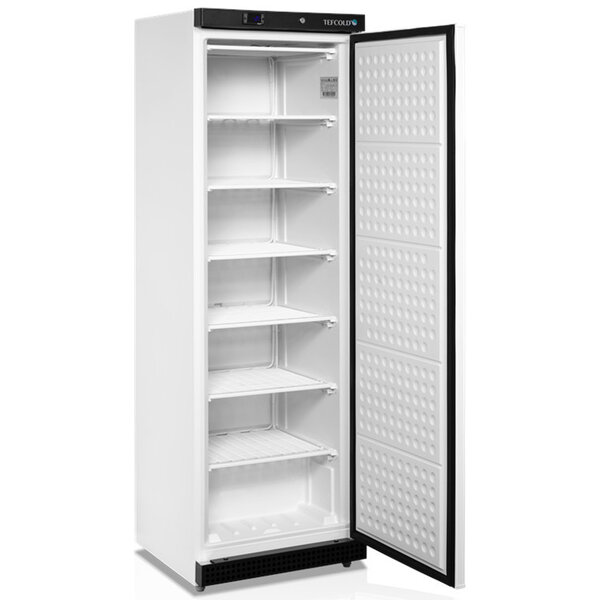 Vrieskast | SERIE U | 400L | Wit/Zwart | -10°C/-24°C | Statisch | Wielen | 600x585x1855(h)mm