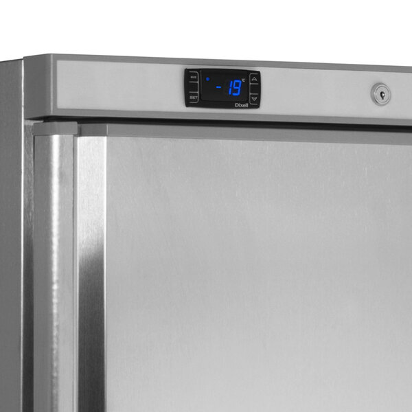 Vrieskast | SERIE U | 400L | RVS | -10°C/-24°C | Geforceerd | Wielen | 600x585x1855(h)mm