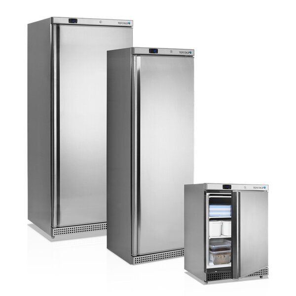 Vrieskast | SERIE U | 400L | RVS | -10°C/-24°C | Geforceerd | Wielen | 600x585x1855(h)mm