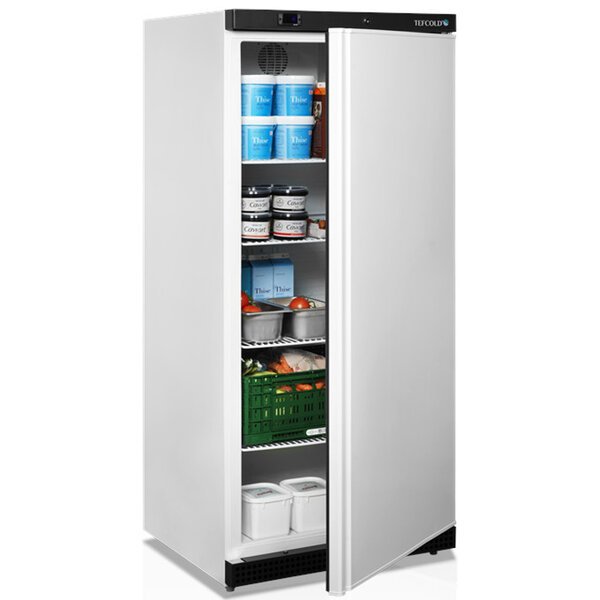 Koelkast | SERIE U | 461L (2/1 GN) | Wit/Zwart | +2°C/+10°C | Statisch + Ventilator | Wielen | 770x722x1702(h)mm