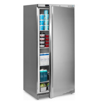 Tefcold Koelkast | SERIE U | 461L (2/1 GN) | RVS | +2°C/+10°C | Statisch + Ventilator | Wielen | 770x722x1702(h)mm 