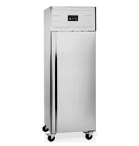 Tefcold Koelkast | G-LINE | 544L (2/1 GN) | RVS | +2°C/+8°C | Geforceerd | 0.26kW | Wielen (Geremd) | 680x845x2000(h)mm 