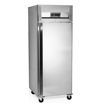 Tefcold Vrieskast | 520L (2/1 GN) | RVS | -18°C/-24°C | Geforceerd | 0.65kW | Wielen (Geremd) | 740x830x2010(h)mm 
