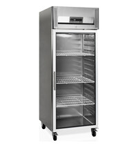 Tefcold Koelkast | 650L (2/1 GN) | RVS | +2°C/+10°C | Geforceerd | Wielen (Geremd) | 740x850x2010(h)mm 