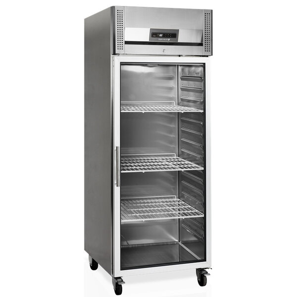 Koelkast | 650L (2/1 GN) | RVS | +2°C/+10°C | Geforceerd | Wielen (Geremd) | 740x850x2010(h)mm