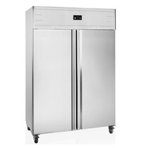 Tefcold Koelkast | G-LINE | 1166L (2/1 GN) | RVS | +2°C/+8°C | Geforceerd | Wielen (Geremd) | 1340x845x2000(h)mm 