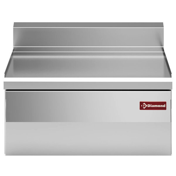 Neutrale Werkunit | PRO 600 | RVS | Lade | Achteropstand | 600x600x280/400(h)mm