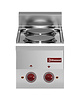 Diamond Fornuis | PRO 600 | Tafelmodel | Elektrisch | 2 Kookpunten | 4kW (230V) | 300x600x280/400(h)mm 