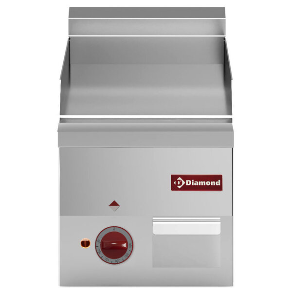 Bak-/Grillplaat | PRO 600 | Elektrisch | Glad Oppervlak 295x470 (RVS) | 120°C/320°C | 3kW (230V) | 300x600x280/400(h)mm