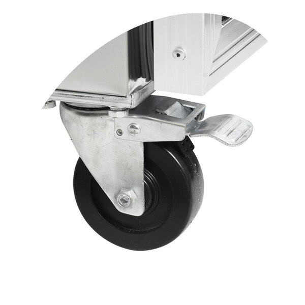 Viskoelkast | 560L | RVS | -6°C/+8°C | Statisch | Incl. 7 Visbakken | Wielen (Geremd) | 680x810x2010(h)mm