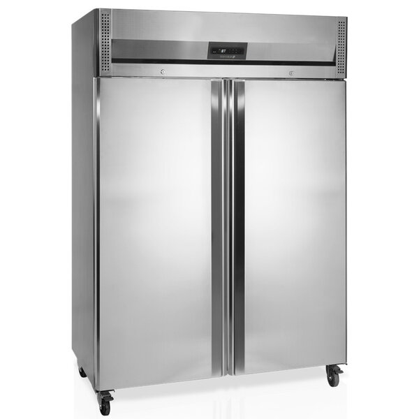 Koelkast | 976L | RVS | -2°C/+8°C | Geforceerd | Wielen (Geremd) | 1340x700x2010(h)mm