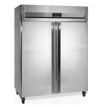 Tefcold Koelkast | 1410L (2/1 GN) | RVS | -2°C/+10°C | Geforceerd | Wielen (Geremd) | 1480x850x2010(h)mm 