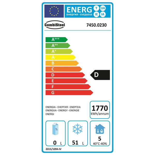 Koel-/Vrieswerkbank | Laag Model | 78L | 1 Lade (2x 1/1 GN) | -18°C/-21°C & +1°C/+4°C | Geforceerd | Wielen (Geremd) | 905x700x600(h)mm
