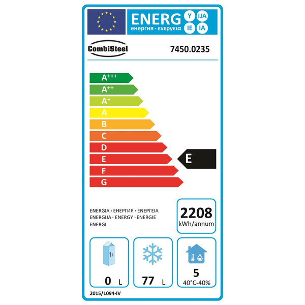 Koel-/Vrieswerkbank | Laag Model | 116L | 1 Lade (3x 1/1 GN) | -18°C/-21°C & +1°C/+4°C | Geforceerd | Wielen (Geremd) | 1230x700x600(h)mm