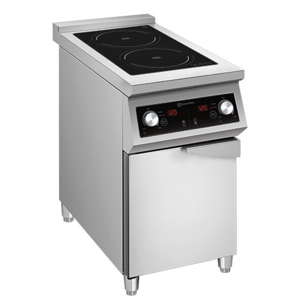 Inductiefornuis | 700 LINE | 2 Kookpunten | 60°C/240°C | 10kW (400V) | Gesloten Onderkast | 400x700x860(h)mm