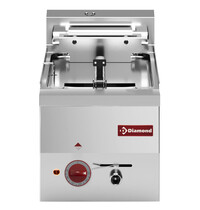Diamond Friteuse | PRO 600 | Elektrisch | 10L | 100°C/180°C | 7.5kW (230V-3F) | Aftapkraan | 300x600x280/400(h)mm 