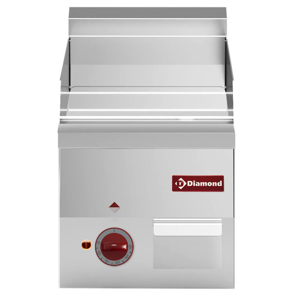 Bak-/Grillplaat | PRO 600 | Elektrisch | Glad Oppervlak 295x470 (Verchroomd) | 120°C/320°C | 3kW (230V) | 300x600x280/400(h)mm