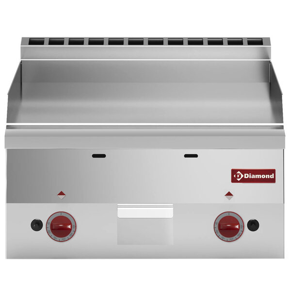 Bak-/Grillplaat | PRO 600 | Gas | Glad Oppervlak 595x470 (RVS) | 10.4kW | 600x600x280/400(h)mm