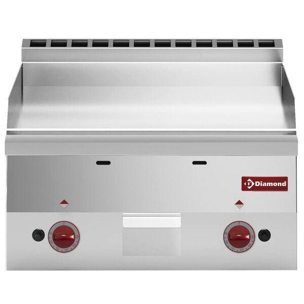 Bak-/Grillplaat | PRO 600 | Gas | Glad Oppervlak 595x470 (Verchroomd) | 10.4kW | 600x600x280/400(h)mm