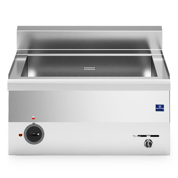 Bain-Marie | 600 LINE | Elektrisch | 1x 1/1 GN + 2x 1/4 GN | 30°C/90°C | 3kW (230V) | Aftapkraan | 600x600x300(h)mm