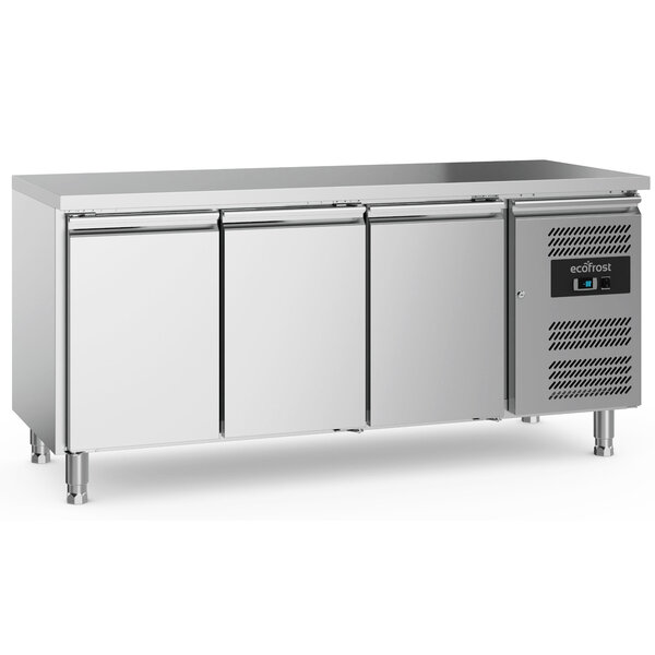 Koelwerkbank | 339L | 3 Deuren | +2°C/+8°C | Geforceerd | 0.23kW | 1795x600x850(h)mm