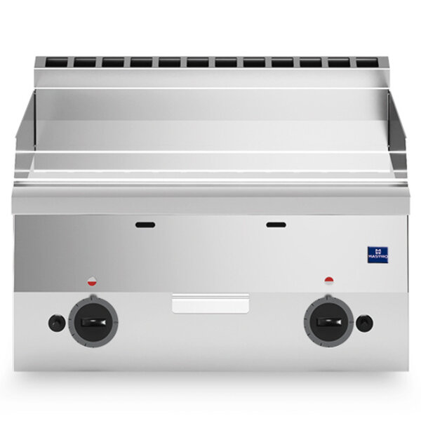 Bak-/Grillplaat | 600 LINE | Gas | Glad Oppervlak 595x470 (RVS) | 10.4kW | 600x600x300(h)mm